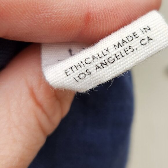 Two Days off Navy Linen Dress Kaneko - Picture 7 of 9